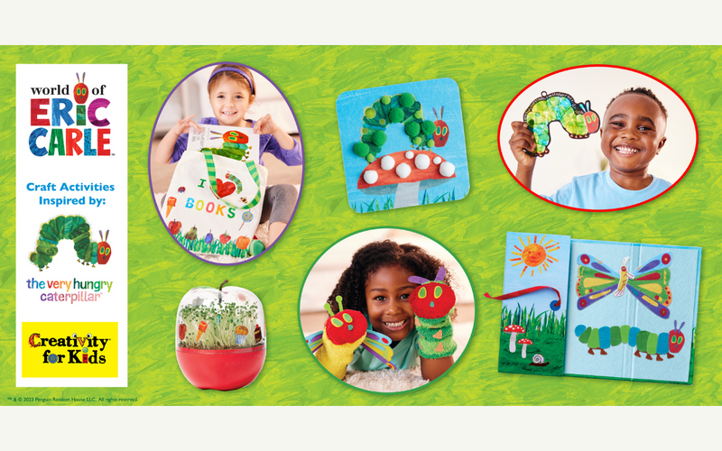 Craft kits inspired by The Very Hungry Caterpillar 